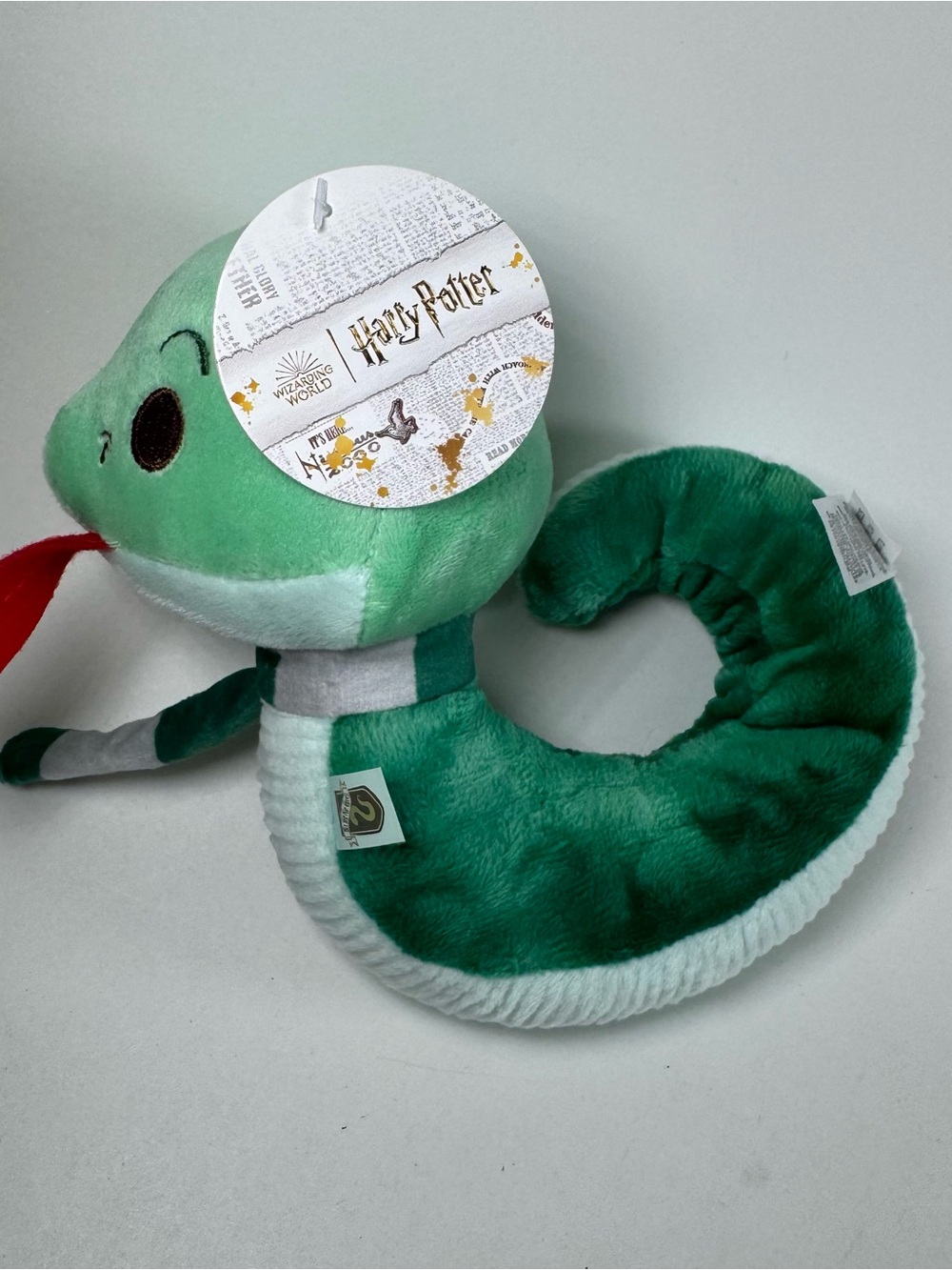 Kids Preferred Plush Harry Potter Slytherin Green Snake Beanie 7" 2023 Toy